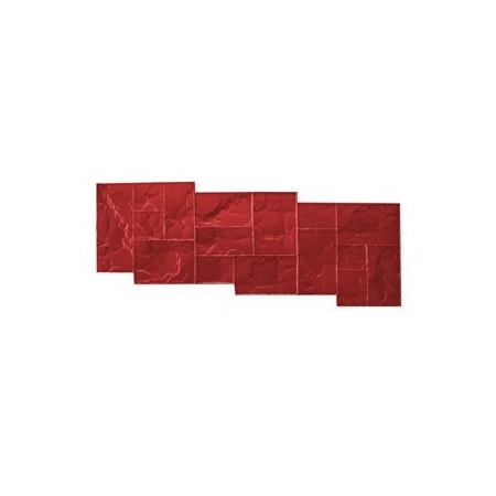 Bon Tool Texture Mat - Tri-Ashlar Slate - Red 32-536